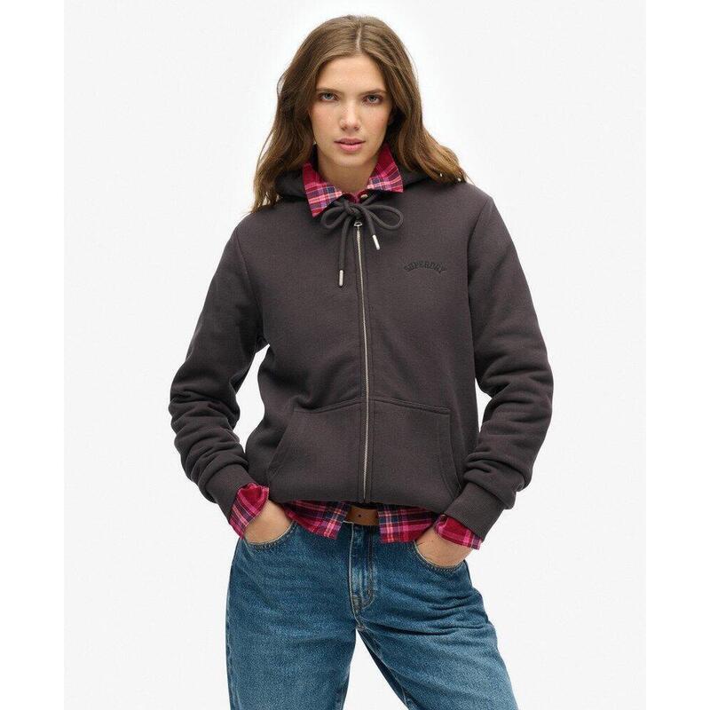 Veste à capuche doublée Borg