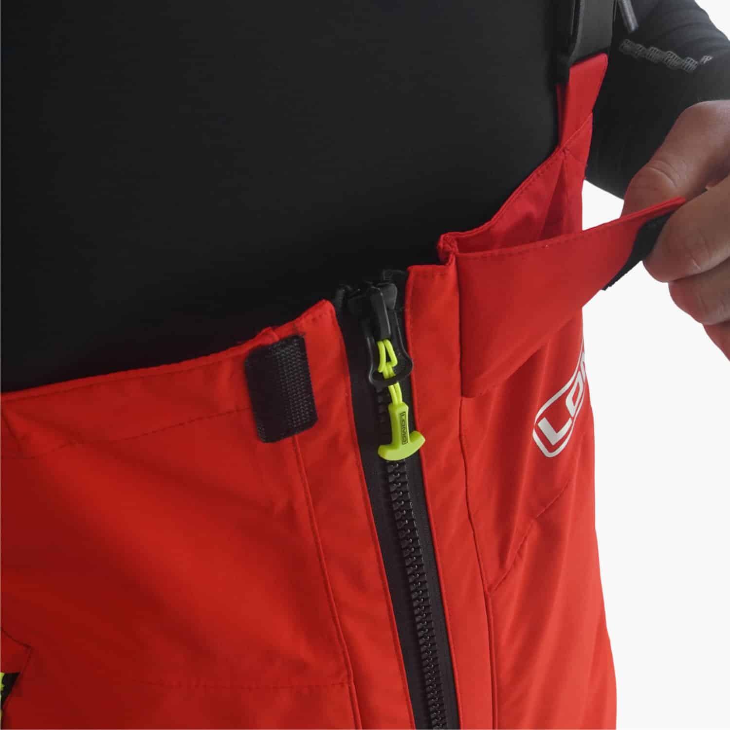 Lomo Coriolis Offshore Sailing Salopettes - Red 6/7