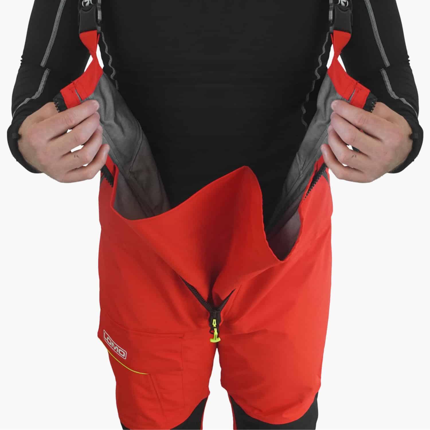 Lomo Coriolis Offshore Sailing Salopettes - Red 7/7