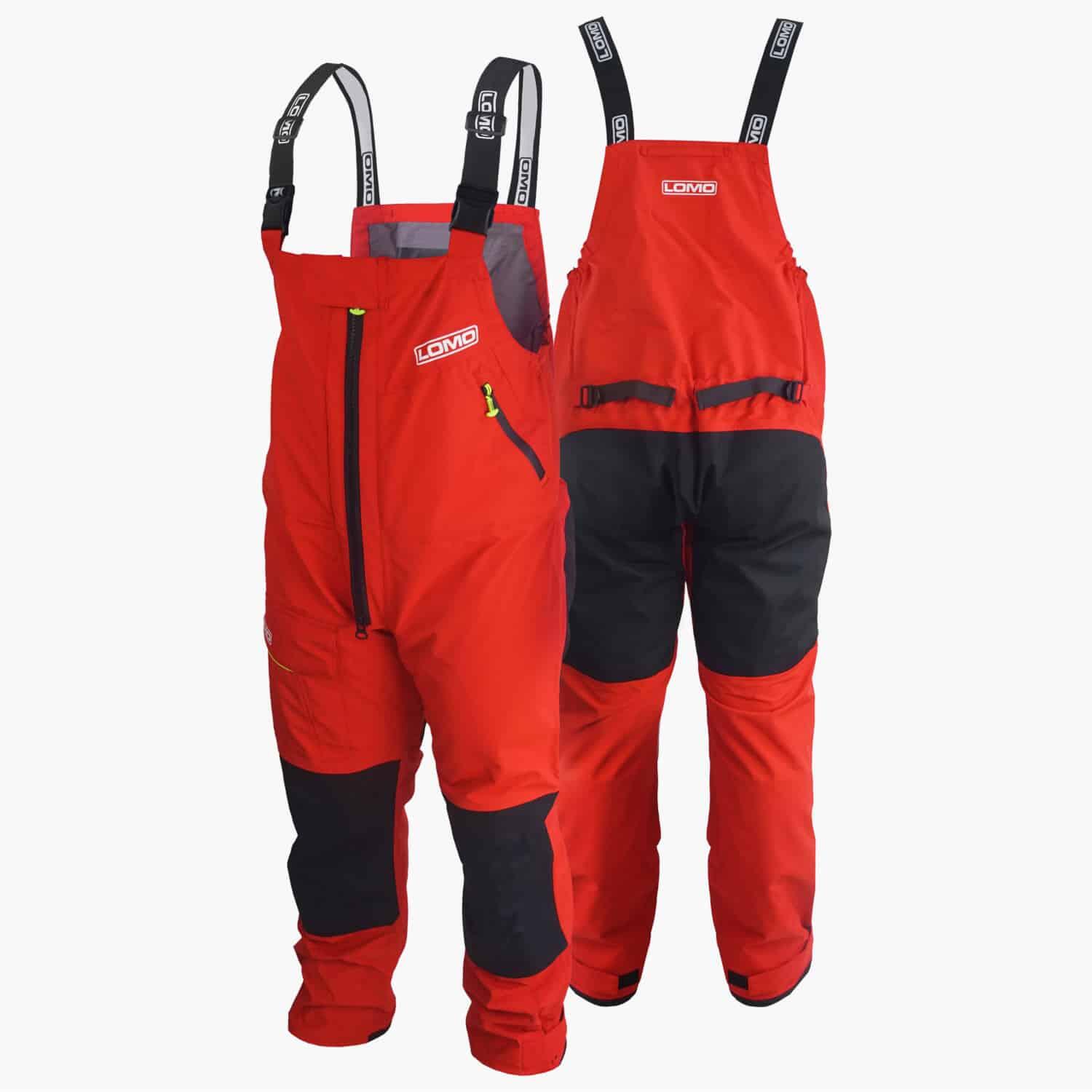 Lomo Coriolis Offshore Sailing Salopettes - Red 4/7