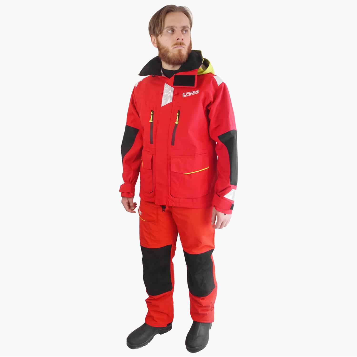 Lomo Coriolis Offshore Sailing Salopettes - Red 3/7