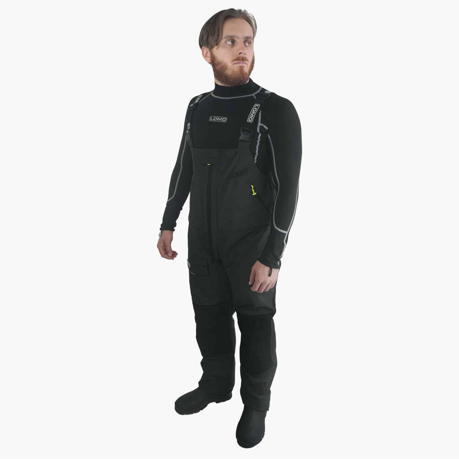 Lomo Coriolis Offshore Sailing Salopettes - Black 2/7