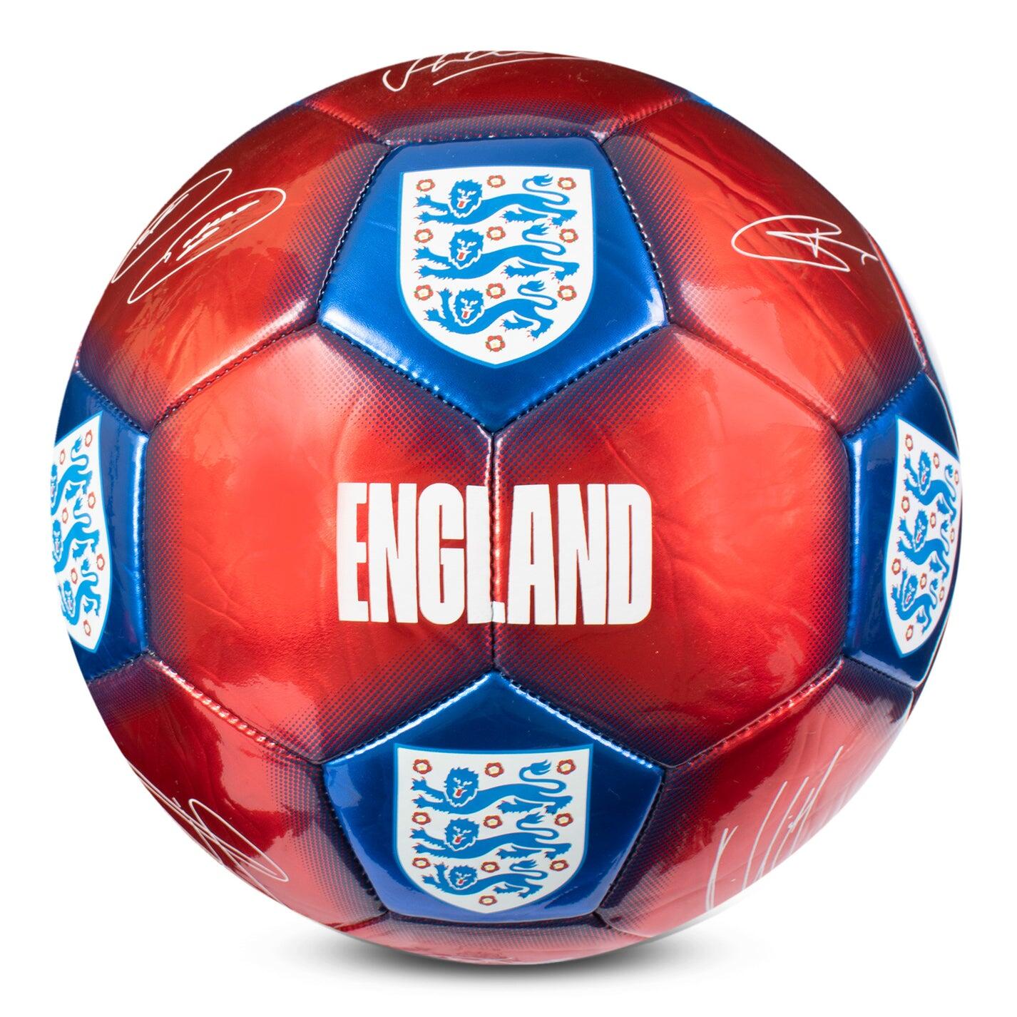 HY-PRO England Metallic Signature Football - Size 1