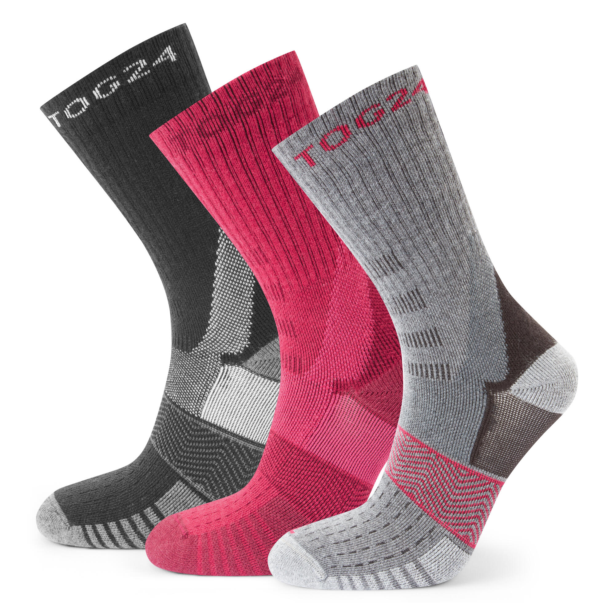 Wels 3-Pack Womens Trek Socks 1/1