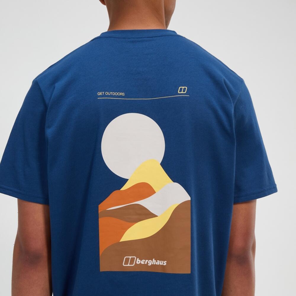 Koszulka bawełniana męska Berghaus Rolling Peaks SS Tee 5/7