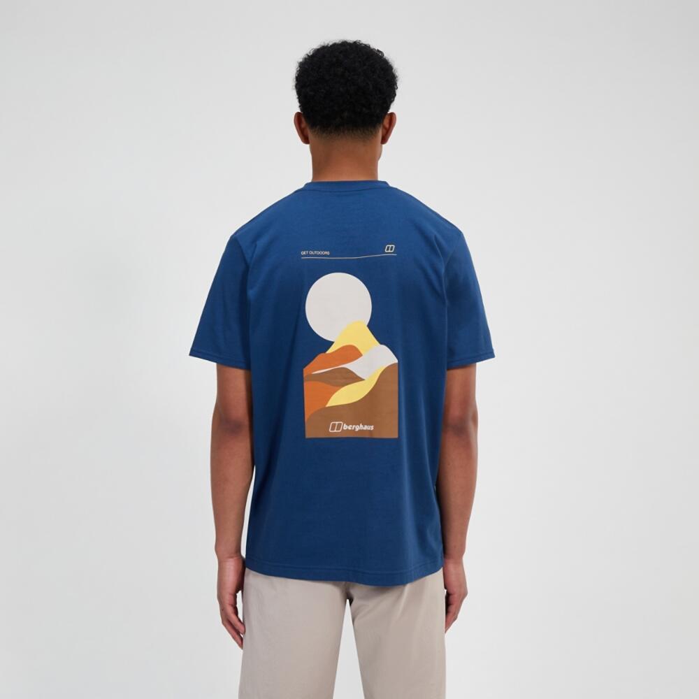 Koszulka bawełniana męska Berghaus Rolling Peaks SS Tee 4/7