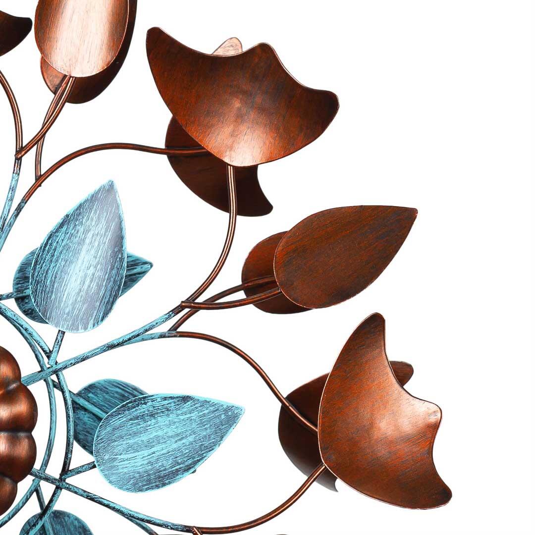 Windvanger HQ Metal Wind Spinner: Copper Leaf Duett 110223 Brons 36 x 122 cm 5/7