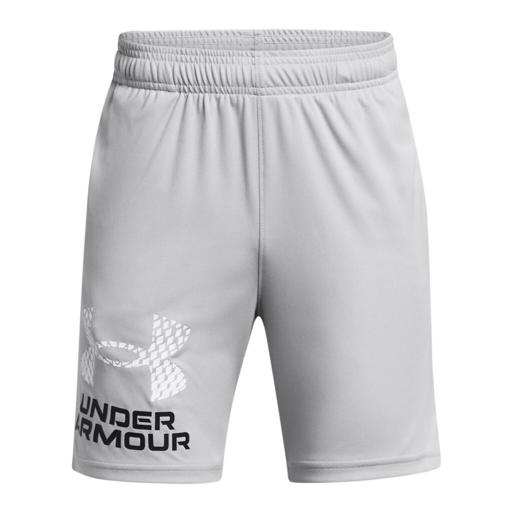 Shorts Buachaillí Faoi Armúr Lógó Tech Shorts Grey Grey