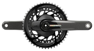 Power sensor crankset sram force d2 dub 48-35 tanden 2x12v zwart (zonder kast)