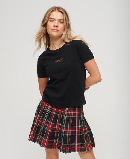 Eng anliegendes T-Shirt mit Sport Luxe Logo von SUPERDRY