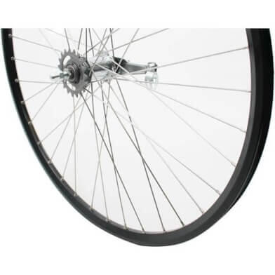 Ruota posteriore Roland 28" — cerchio ZAC2000 mozzo Shimano.