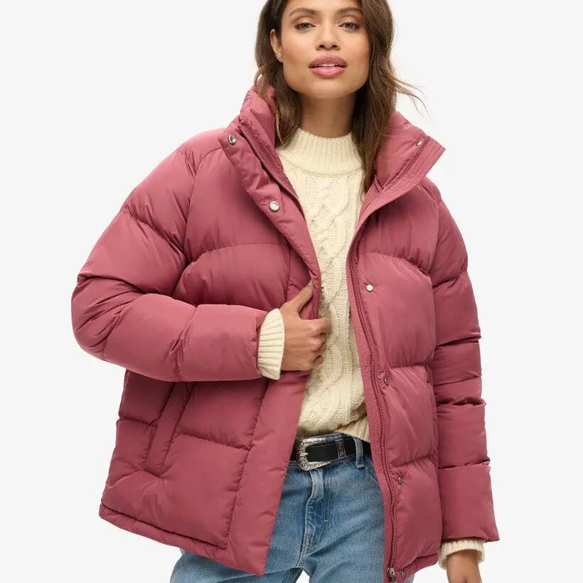 Women's mid-length down jacket Superdry