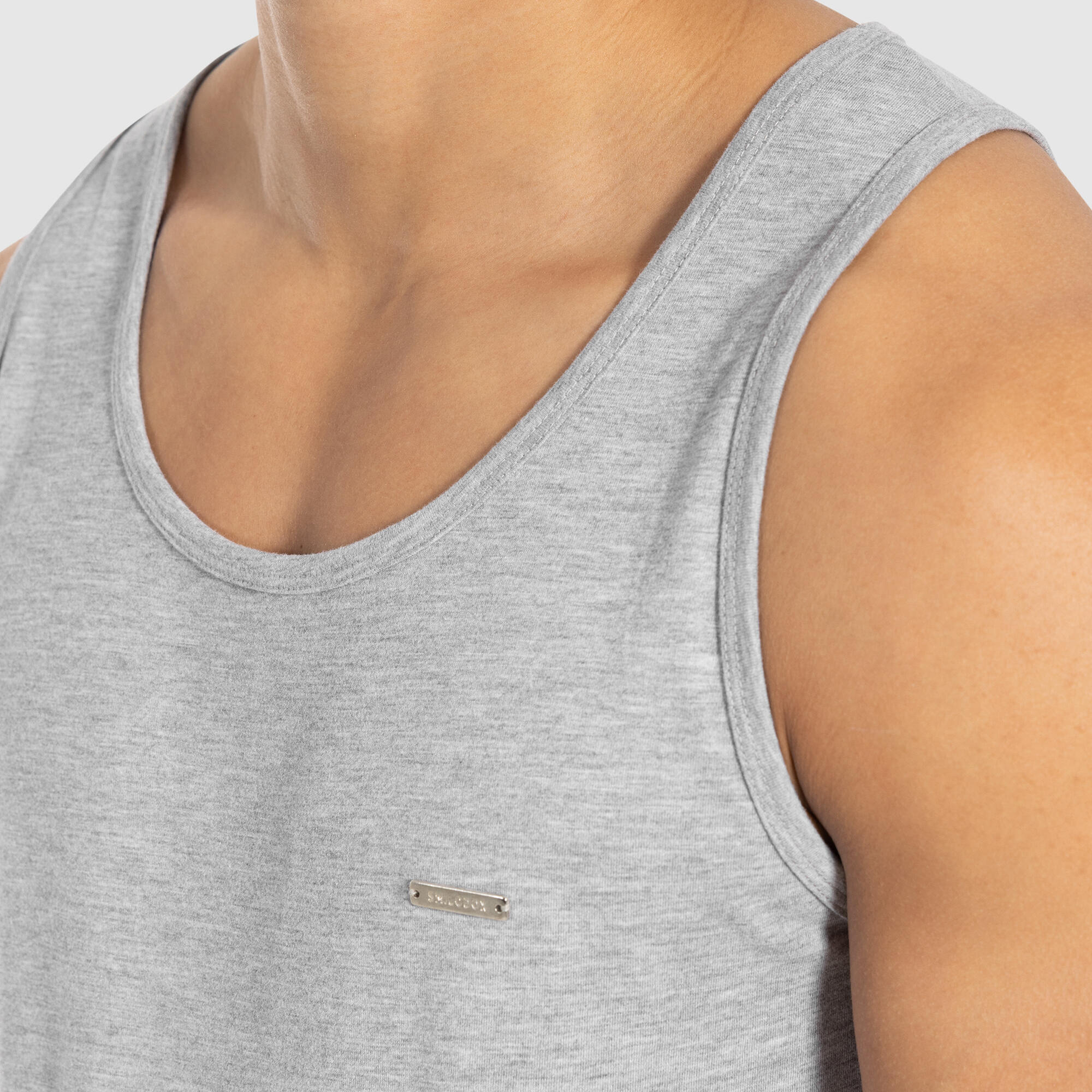 Herren Tank Top Arian Grau Melange 4/5