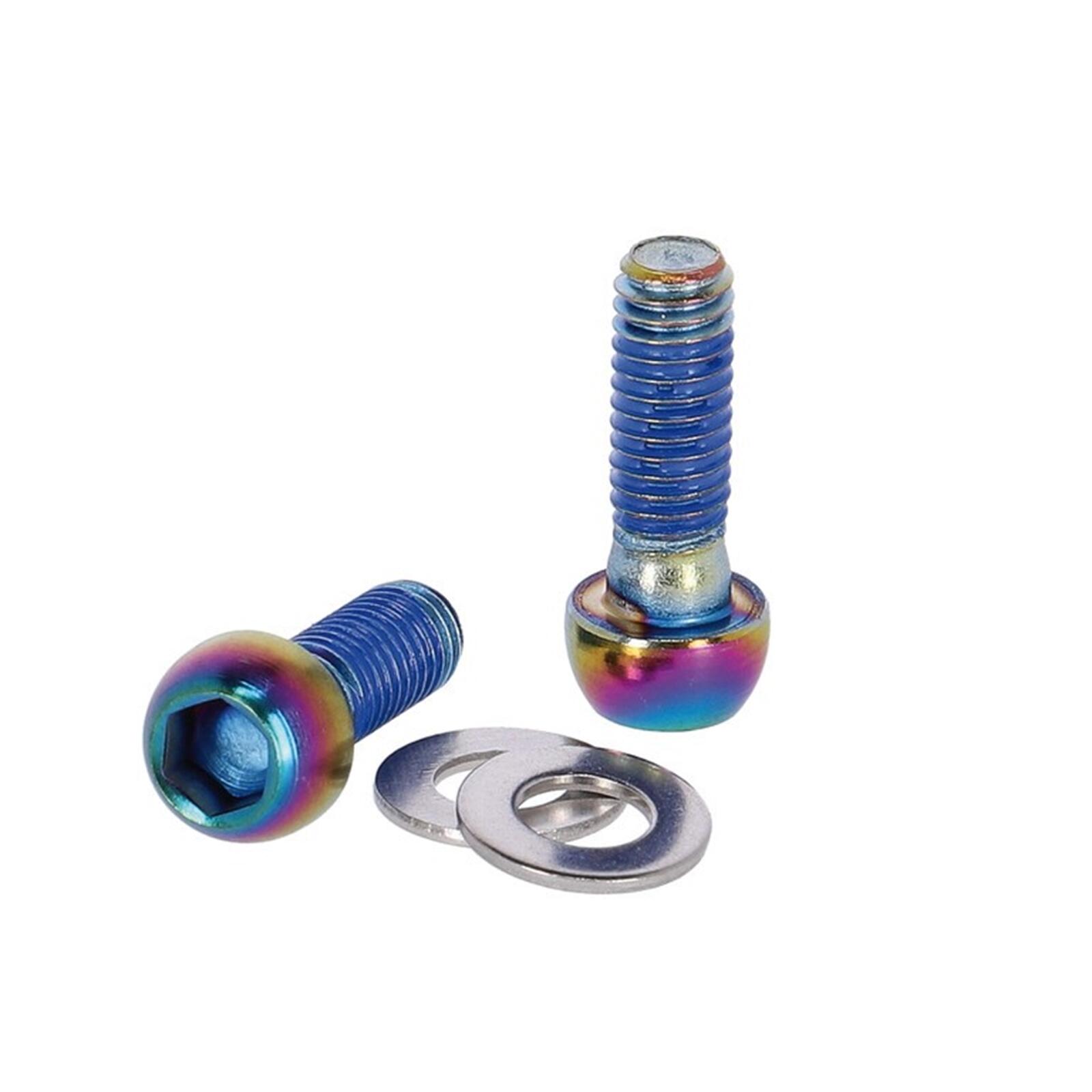 Sram Parafuso Montagem M6 X 17 Mm Aço Inox Acabamento Arco-Íris Multicolorido da Decathlon