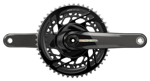 SRAM Guarnitura Sram Force D2 DUB 48-35 Denti 2x12V Nero (Senza Caso)