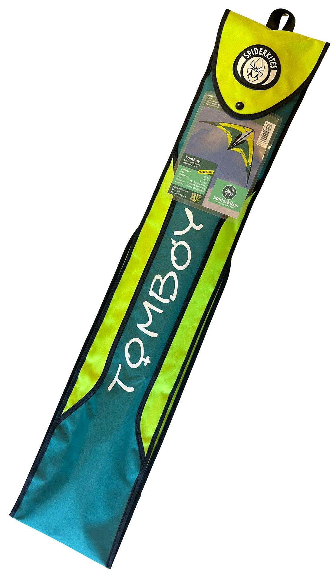 Lenkdrachen Spiderkites Tomboy 2025 Green 20043 Grun 195 x 90 cm 2/3