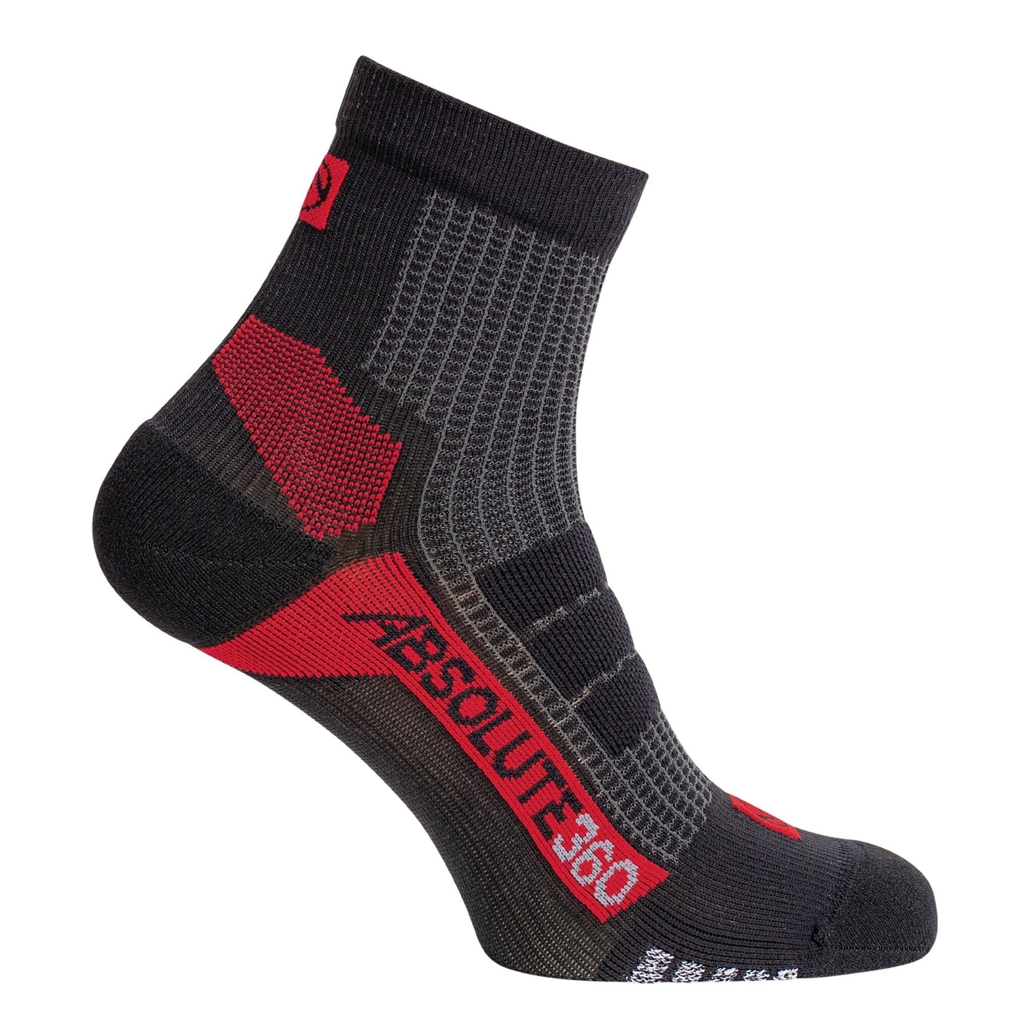 black / red