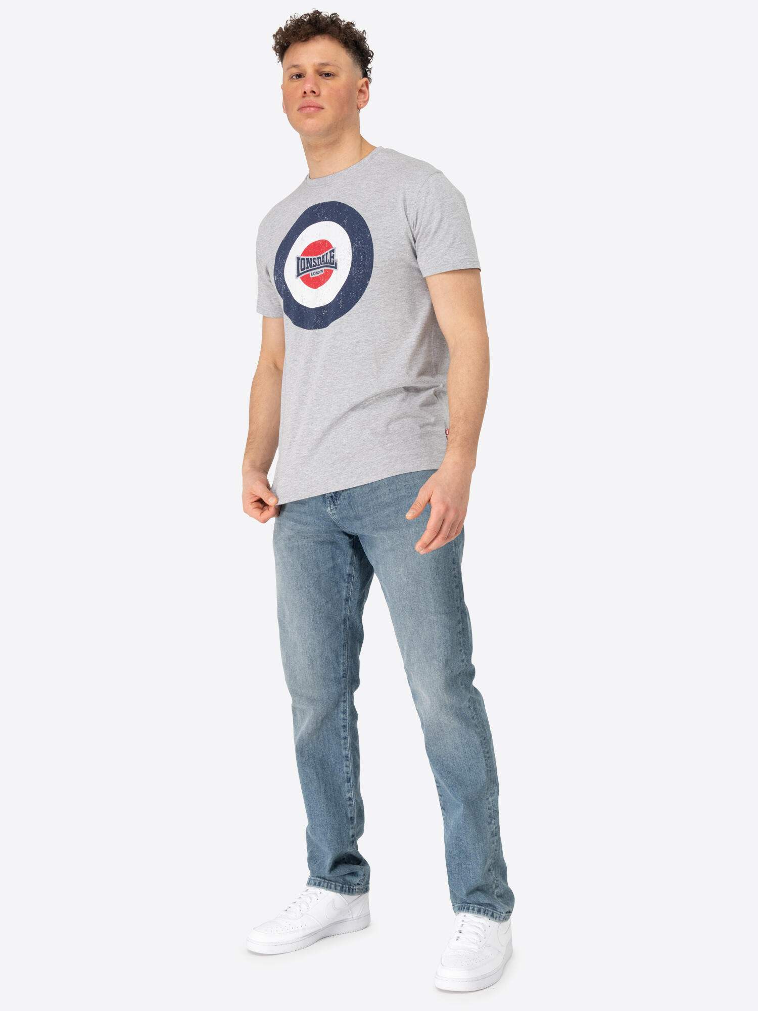 LONSDALE Heren-T-shirt normale pasvorm TREVOSE 3/6