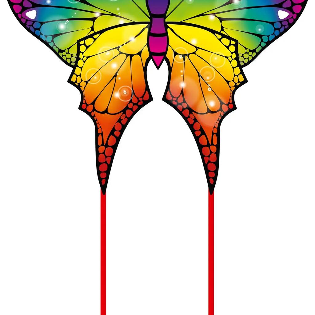 Children's Kite HQ Butterfly Kite Rainbow 102226 Rainbow 110 x 82 cm