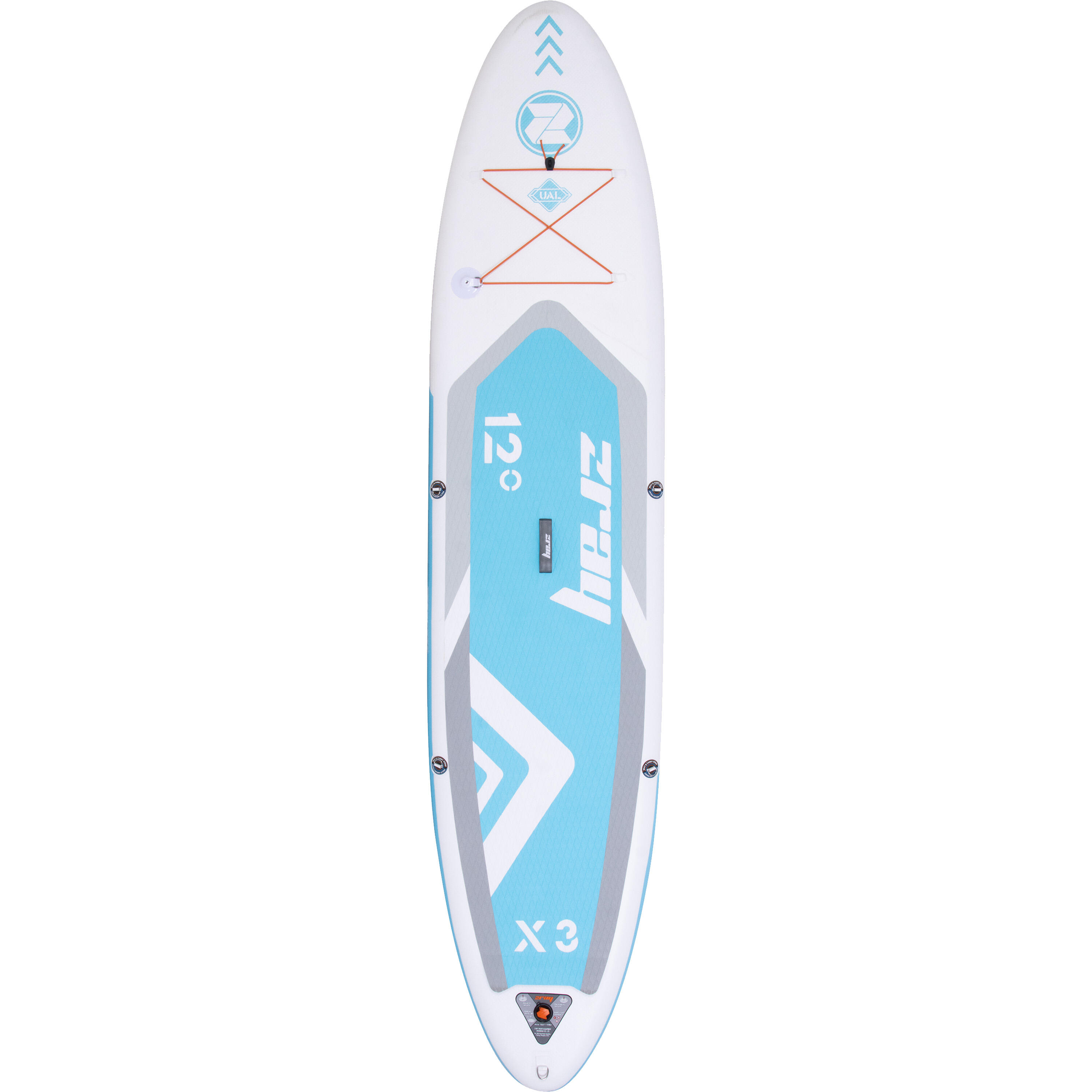 X3 SUP blau 365x81x15cm Stand Up Paddle Board aufblasbar Komplettset + Zubehör 4/7