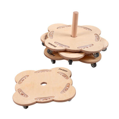 Rollbrett-Set Stapelbaustein Rollrutscher Schulsport Unisex