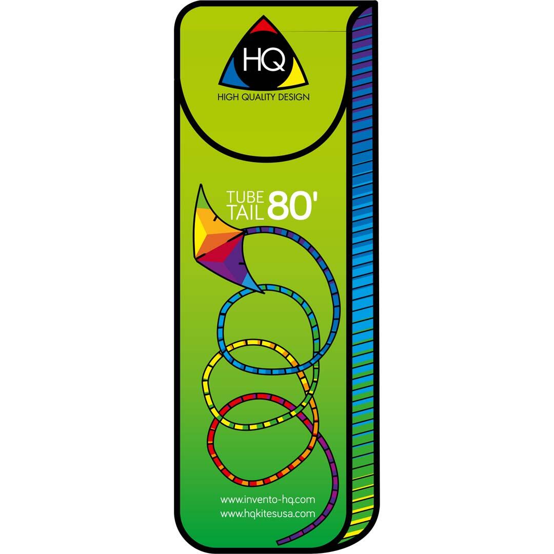 Vliegerstaart HQ Tube Tail Classic Rainbow 24 m 126447 Regenboog 10 x 2400 cm 2/2