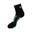 Steigen 1/2長度 黑色 運動襪
