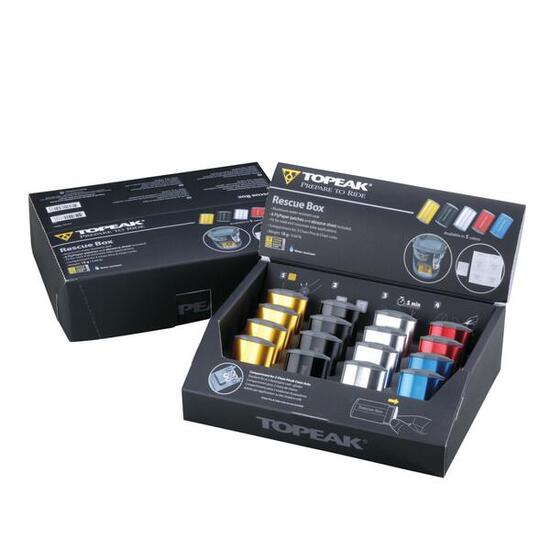 TOPEAK Rescue Box - kit de réparation 16 pièces