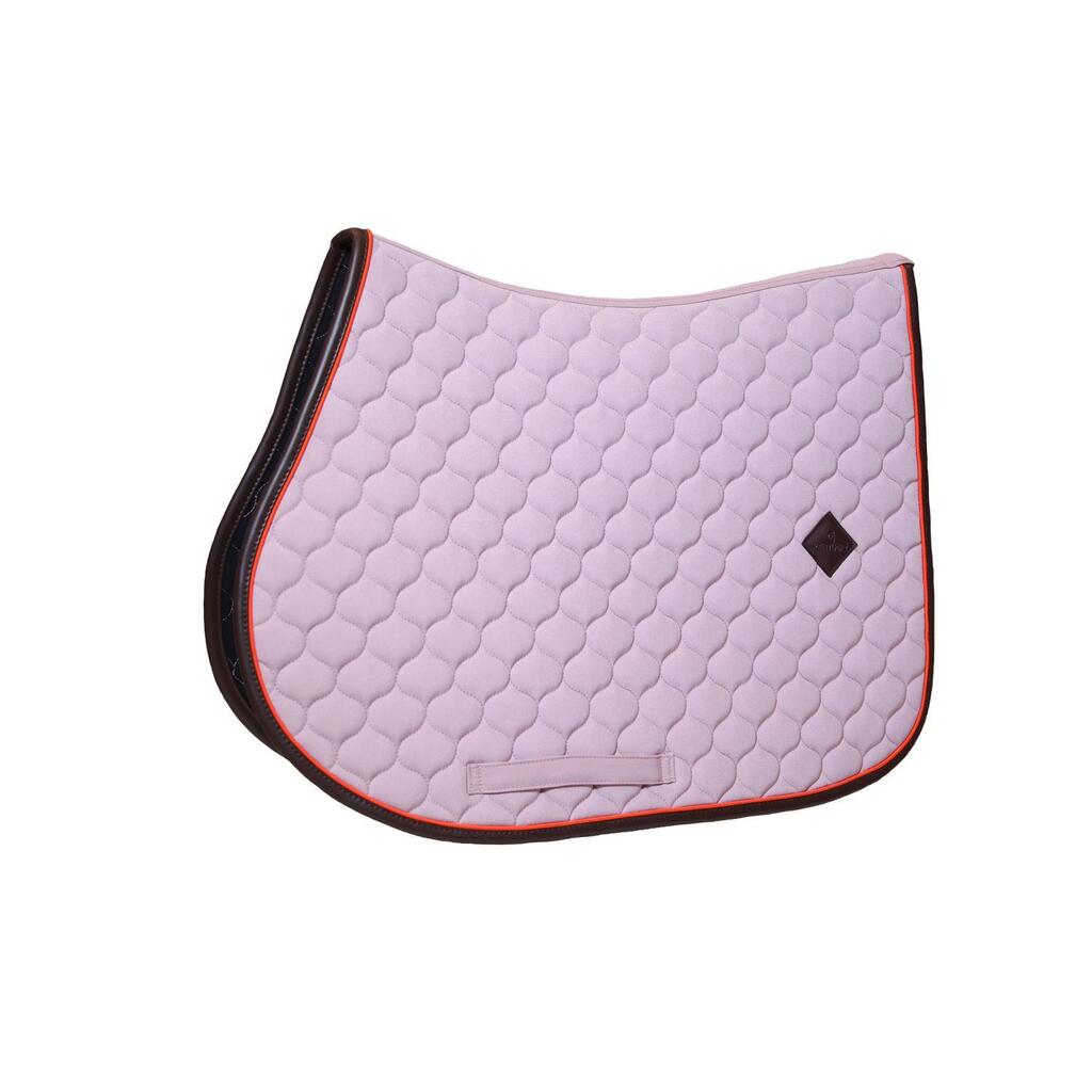 Saddle Pad onion quilt leather neon jumping lavander