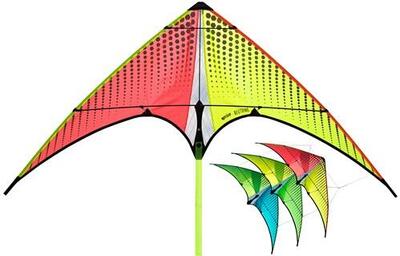 Stuntvlieger prism neutrino stacker mimosa skneuo rood 100 cm