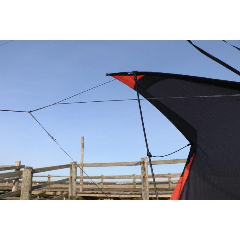 Stuntvlieger Spiderkites Elektra 2 Grey - Orange 020057-2 Grijs 175 x 75 cm 6/7