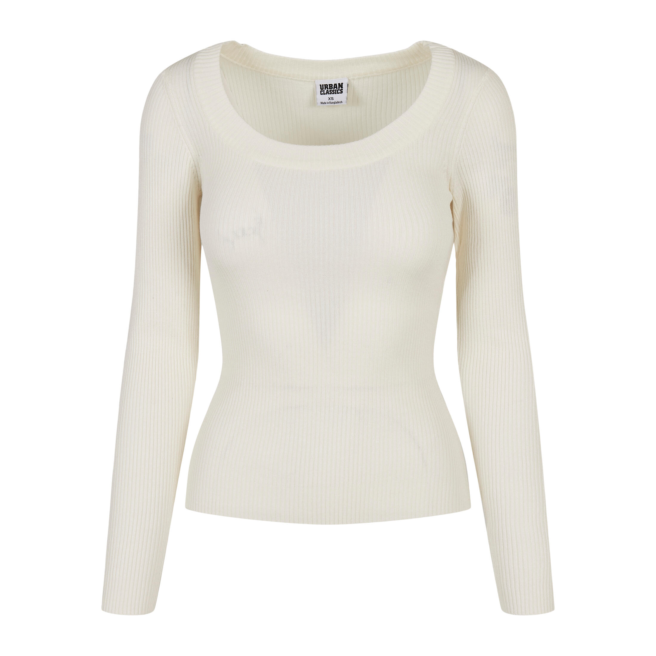 Urban Classics - Pull Femme Grandes Tailles Urban Classics Wide Neckline - Pull - Blanc - Decathlon