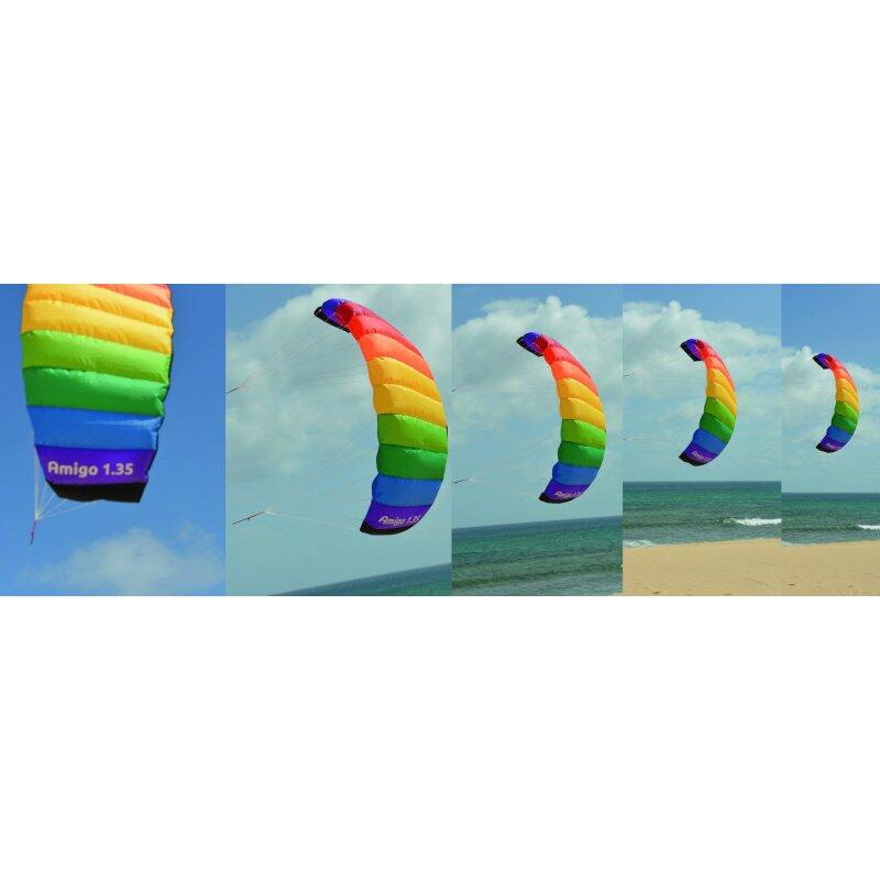 Matrasvlieger Spiderkites Amigo 1.35 Rainbow 10005 Regenboog 135 x 55 cm 4/7