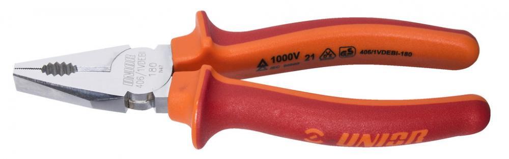 Unior 406-1VDEBI combinatietang 35 mm rood 2/2