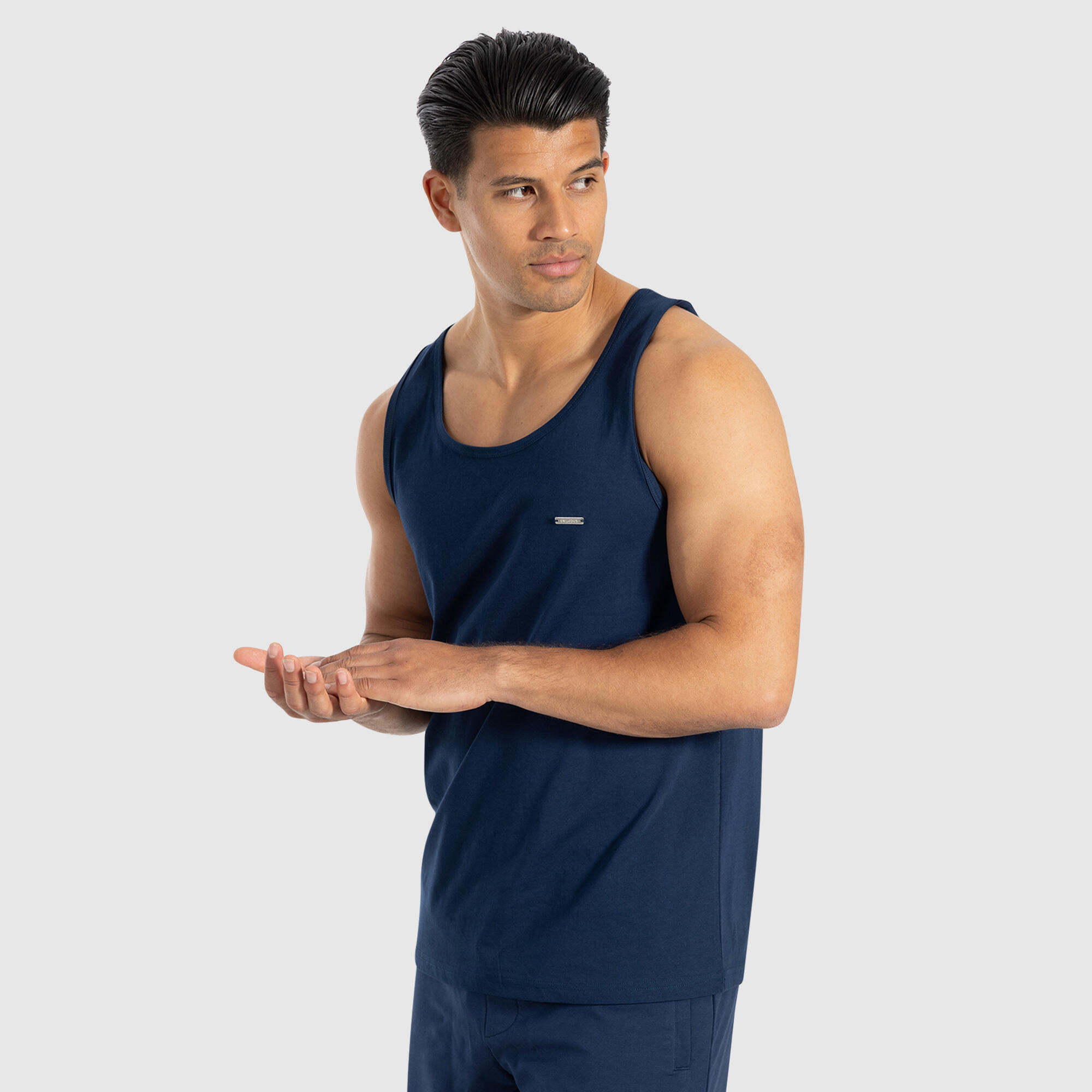 Herren Tank Top Arian Marineblau 2/5