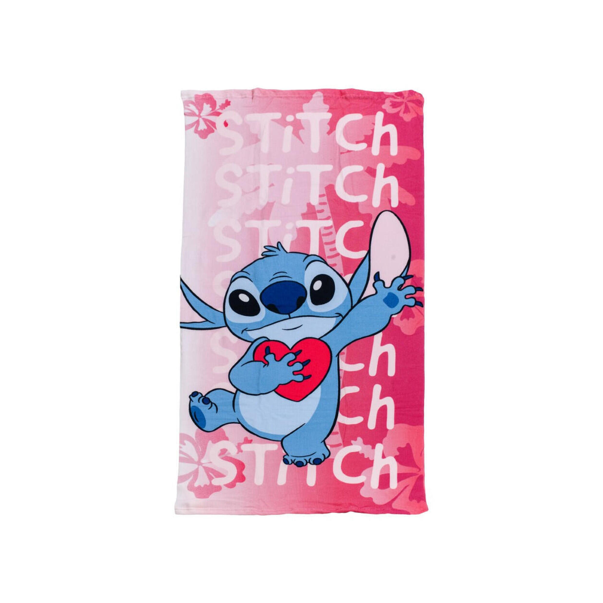 Sun & Surf - Serviette Enfant 70x140cm Microfibre Disney Stitch - Serviette - Multicolore - Taille Unique - Decathlon