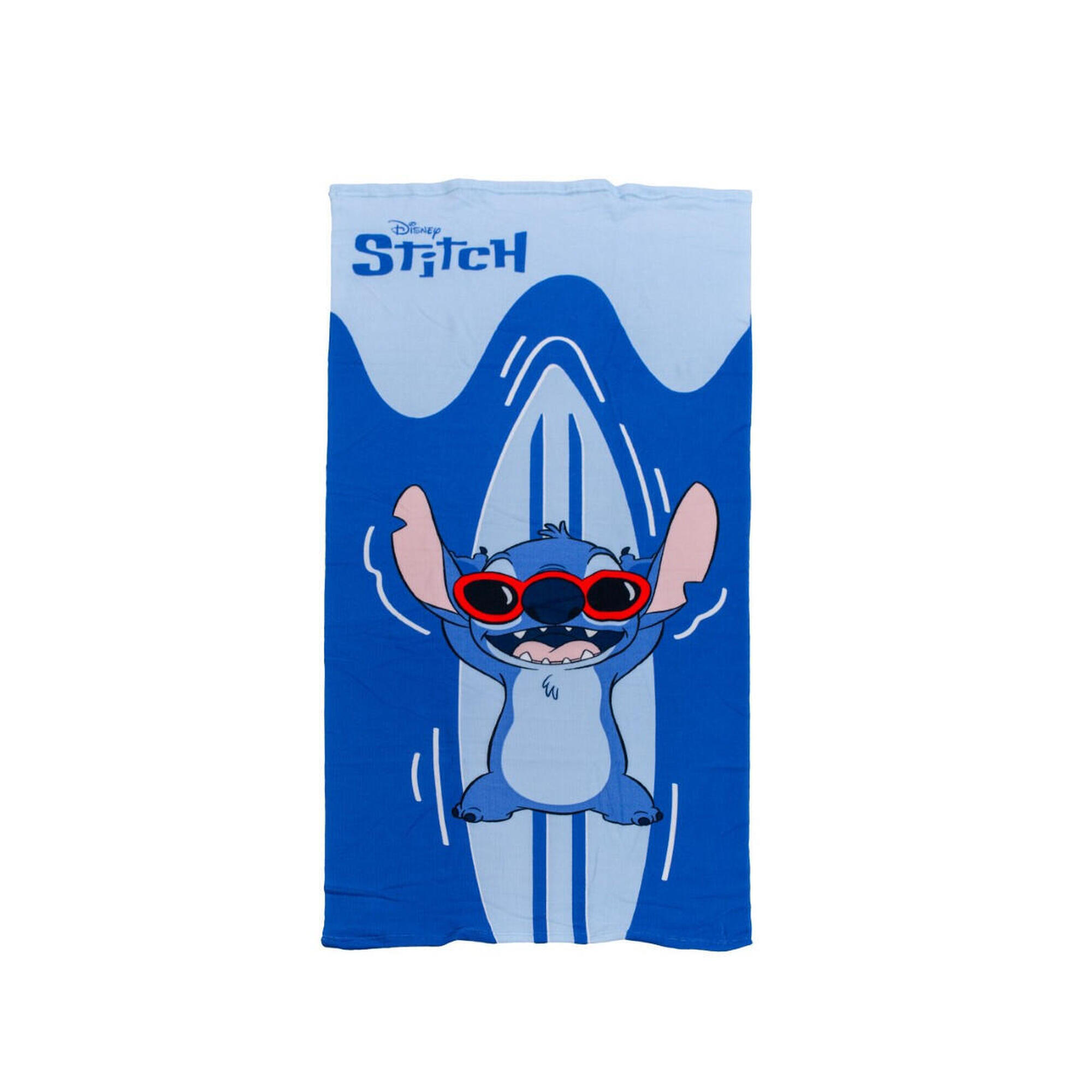 Sun & Surf - Serviette Enfant 70x140cm Microfibre Disney Stitch - Serviette - Multicolore - Taille Unique - Decathlon