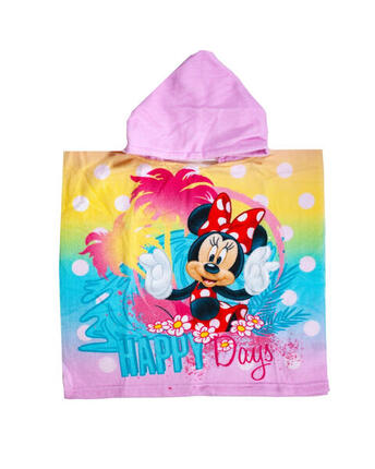 KINDERPONCHO 50X100CM MIKROFASER DISNEY MINNIE MOUSE