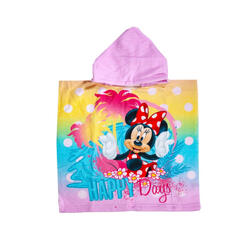 PONCHO ENFANT 60X120CM MICROFIBRE DISNEY MINNIE MOUSE