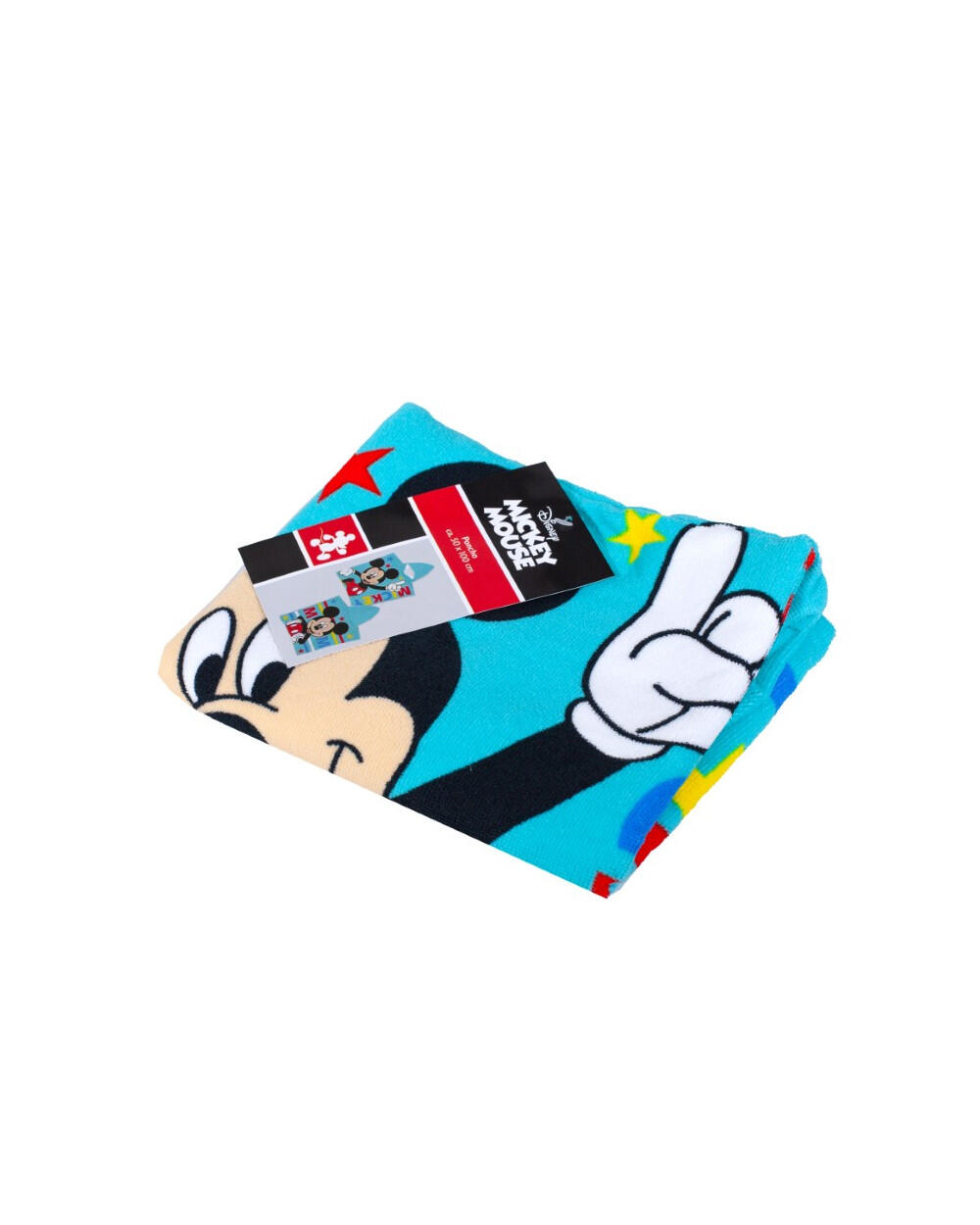 PONCHO ENFANT 50X100CM MICROFIBRE MICKEY MOUSE 3/4