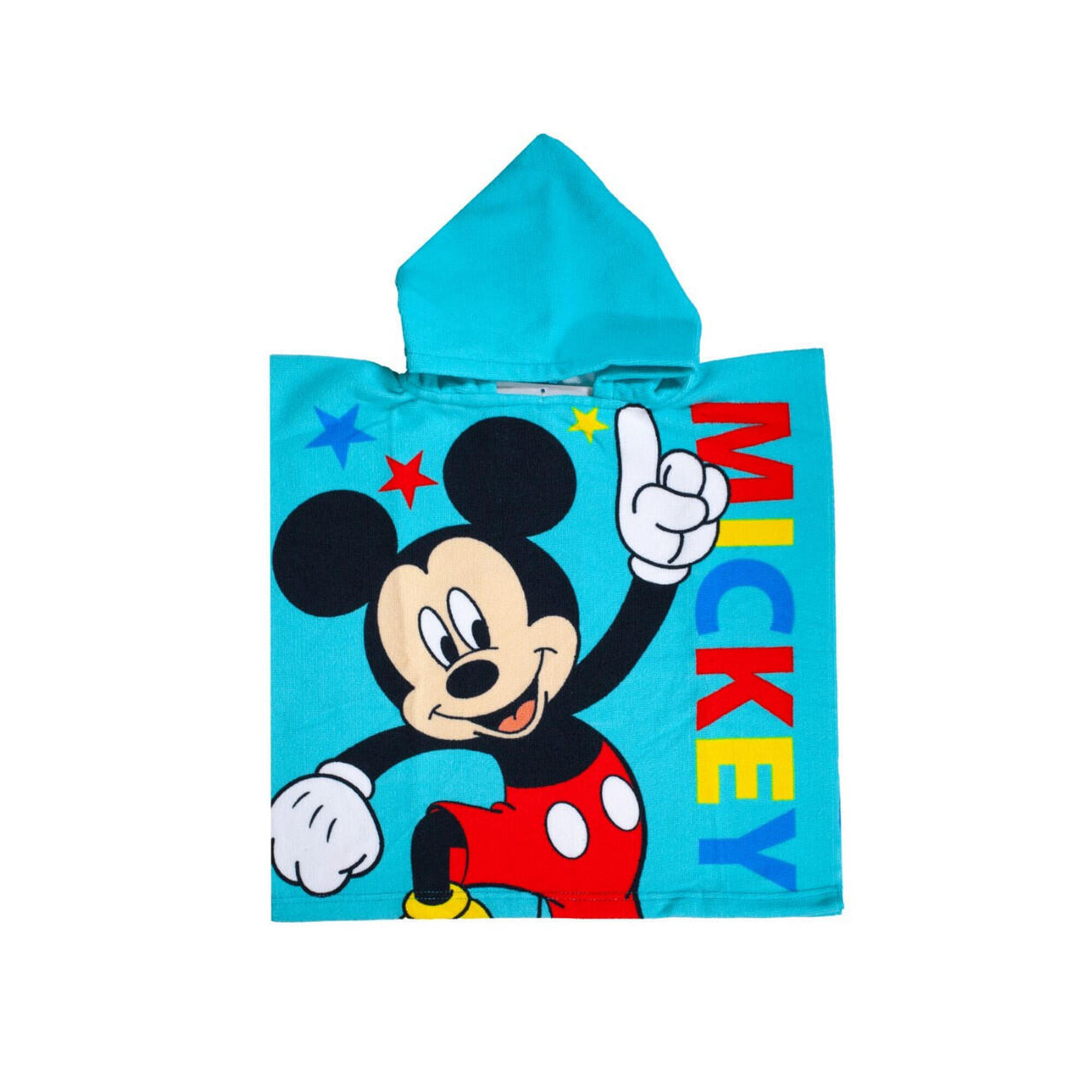 Sun & Surf - Poncho Enfant 50x100cm Microfibre Mickey Mouse - Serviette - Multicolore - Taille Unique - Decathlon