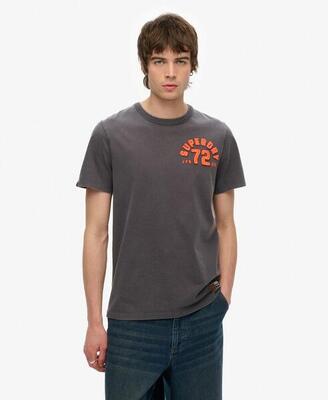 Vintage Athletisches Rundhals-T-Shirt