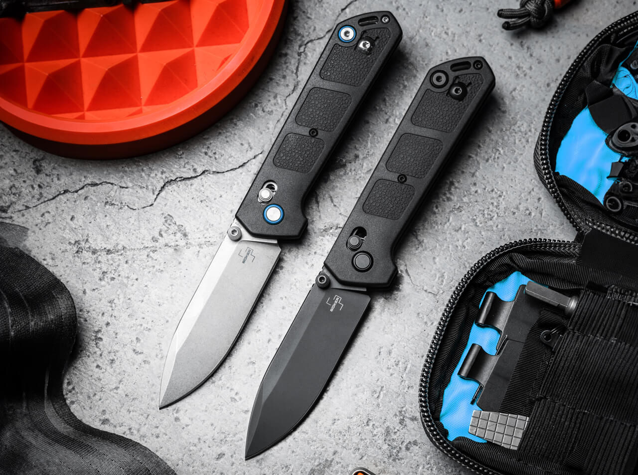 Böker Plus Kihon DC All Black Einhandmesser mit Hosenclip 3/5