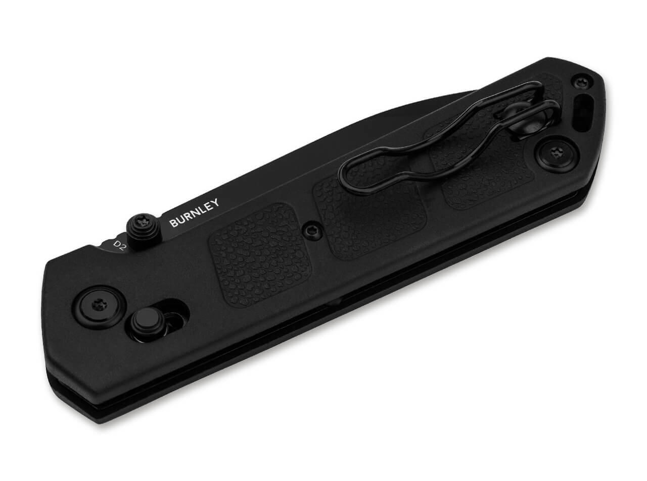 Böker Plus Kihon DC All Black Einhandmesser mit Hosenclip 2/5