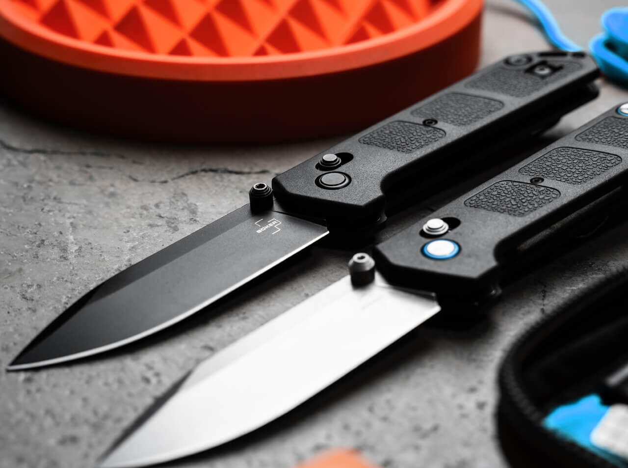 Böker Plus Kihon DC All Black Einhandmesser mit Hosenclip 4/5