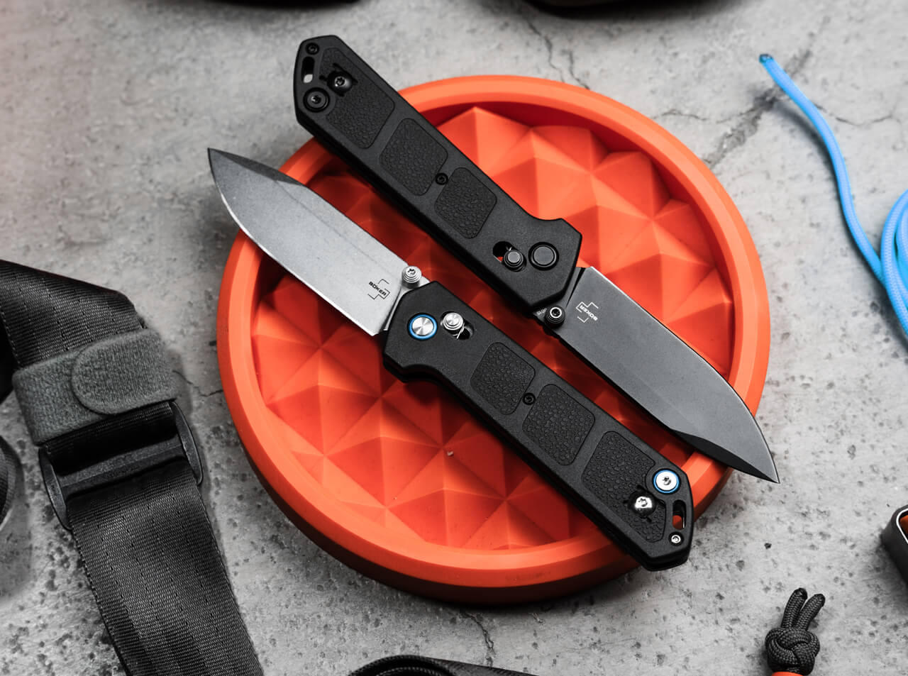Böker Plus Kihon DC All Black Einhandmesser mit Hosenclip 5/5