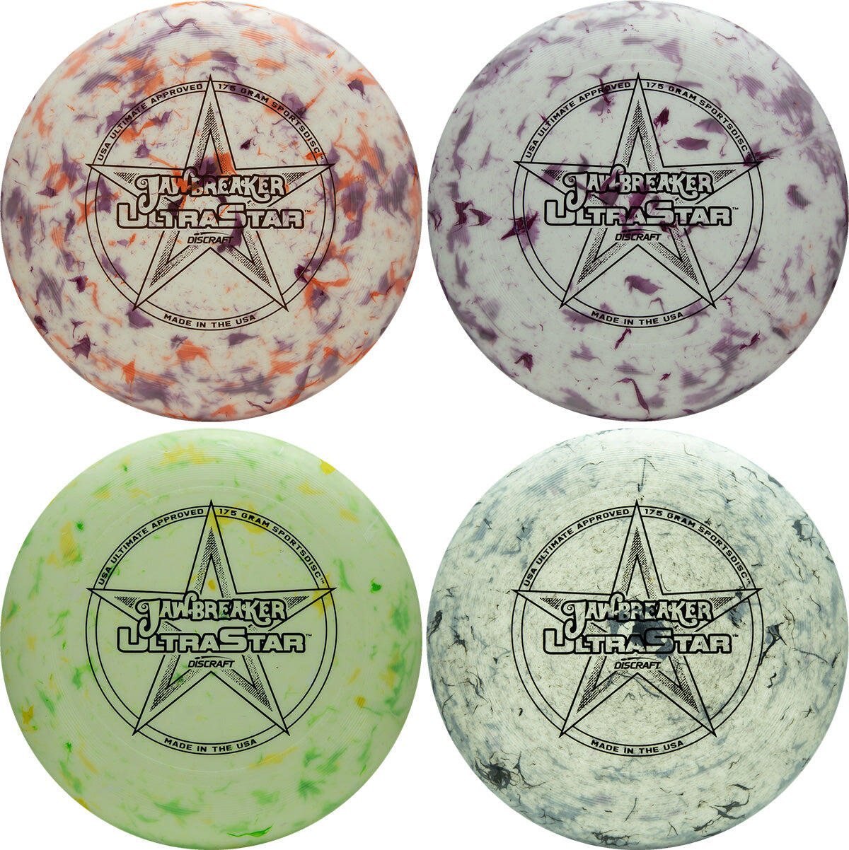 DISCRAFT Frisbee Discraft UltraStar Jawbreaker assorti 175 gr DCUSJ 27,5 cm