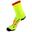 Steigen 3/4長度 螢光黃色 運動襪