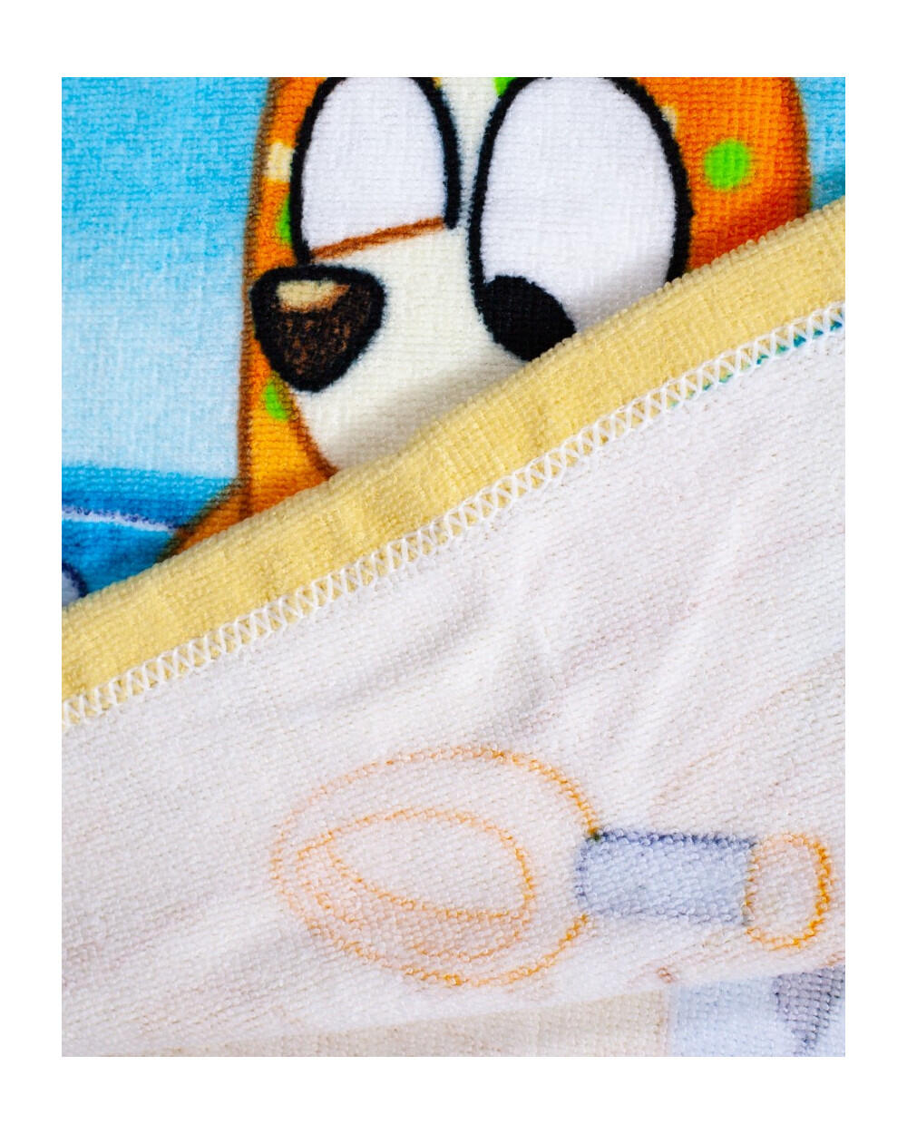PONCHO ENFANT 50X100CM MICROFIBRE BLUEY 4/4