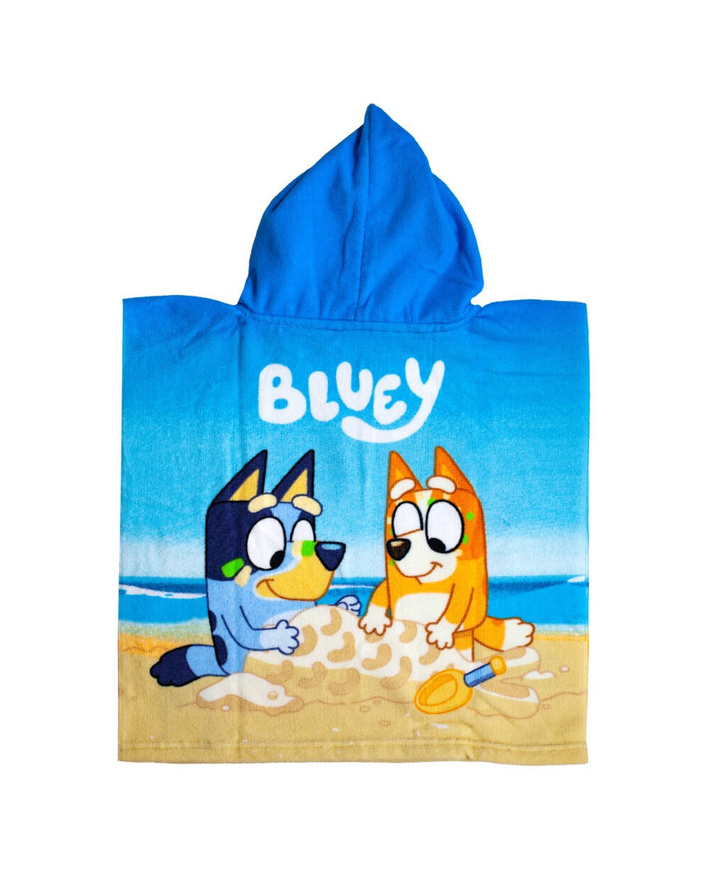 PONCHO ENFANT 50X100CM MICROFIBRE BLUEY 2/4